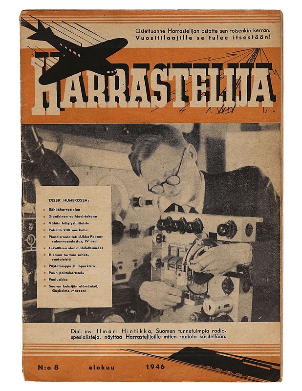 Harrastelija N:o 8 elokuu 1946 - Lehdet - 10105264810 - 0