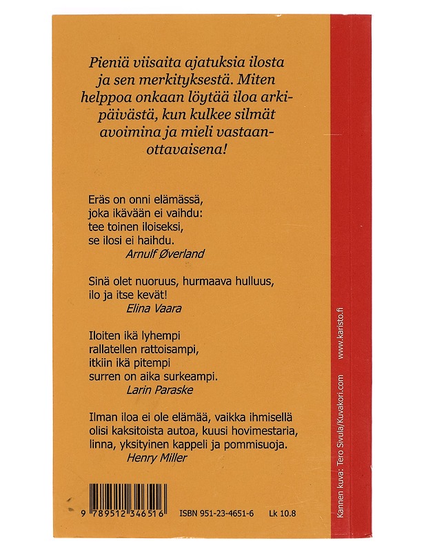 Ilo - Anne Seppälä - Kaunokirjallisuus - 10105264862 - 1