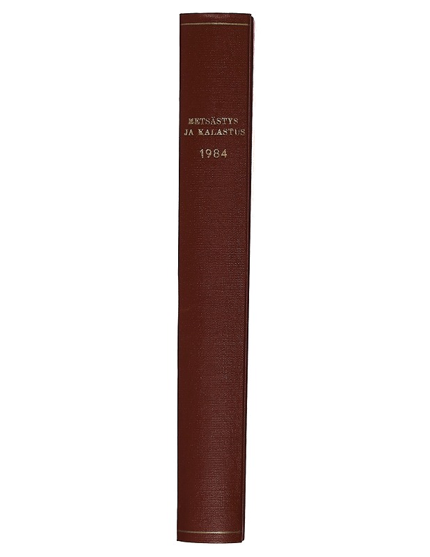 Metsästys ja Kalastus vuosikerta 1984 - Lehdet - 10105264967 - 1
