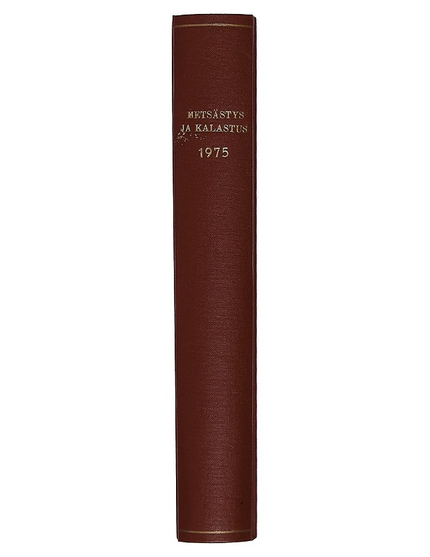 Metsästys ja Kalastus vuosikerta 1975 - Lehdet - 10105265139 - 1