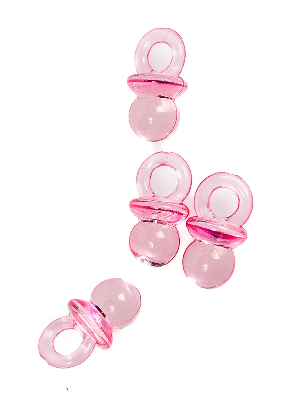 Amuletti tutti, vaaleanpunainen, 4 kpl - Askartelu - 10105265402 - 0