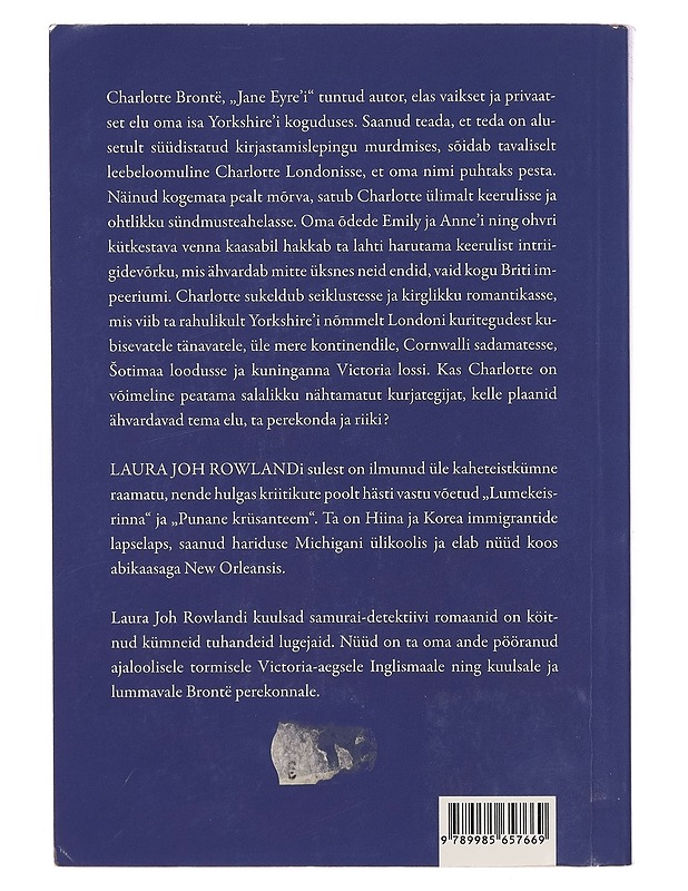 Charlotte Brontë salajased seiklused - Laura Joh Rowland - Romaanit ja novellit - 10105265492 - 1