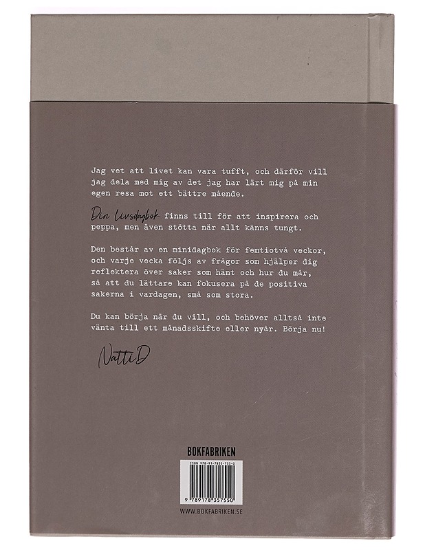 Din livsdagbok : Nattid - Nathalie Danielsson - Harrastekirjat - 10105265581 - 1