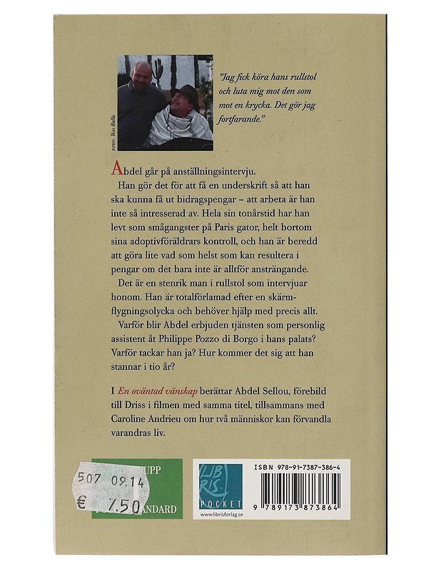 En oväntad vänskap - Sellou, Abdel - Elämäkerrat ja muistelmat - 10105266155 - 1