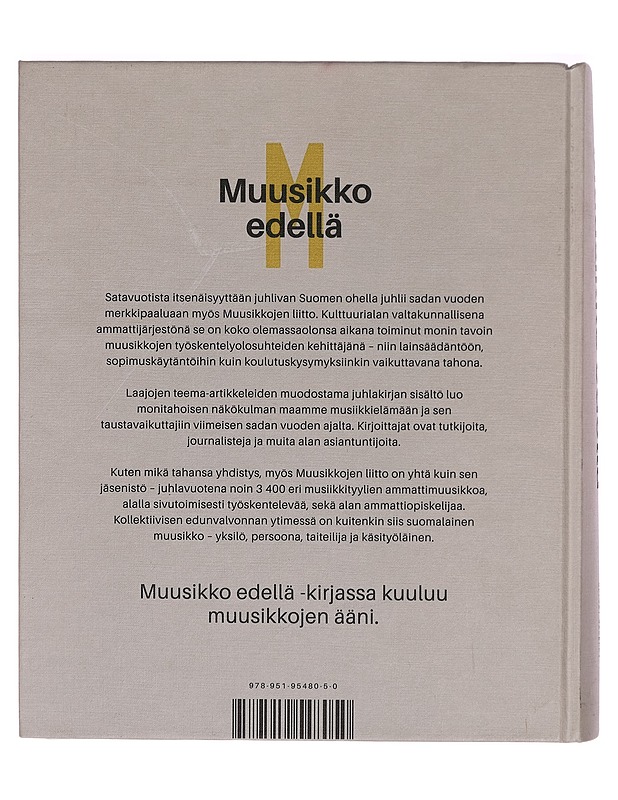 Muusikko edellä : Muusikkojen liiton satavuotisjuhlakirja - Pekka Nissilä - Tietokirjat ja oppaat - 10105266185 - 1