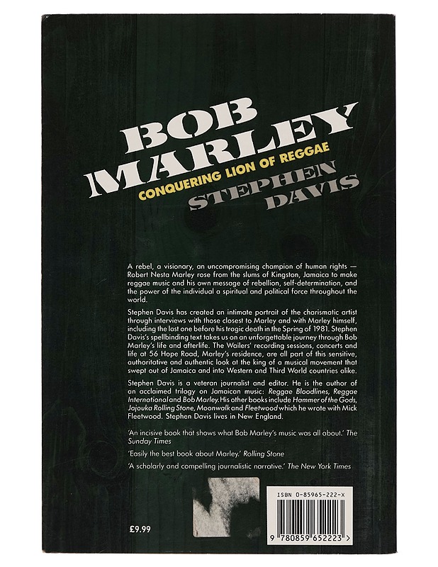 Bob Marley : conquering lion of reggae - Stephen Davis - Elämäkerrat ja muistelmat - 10105267191 - 1