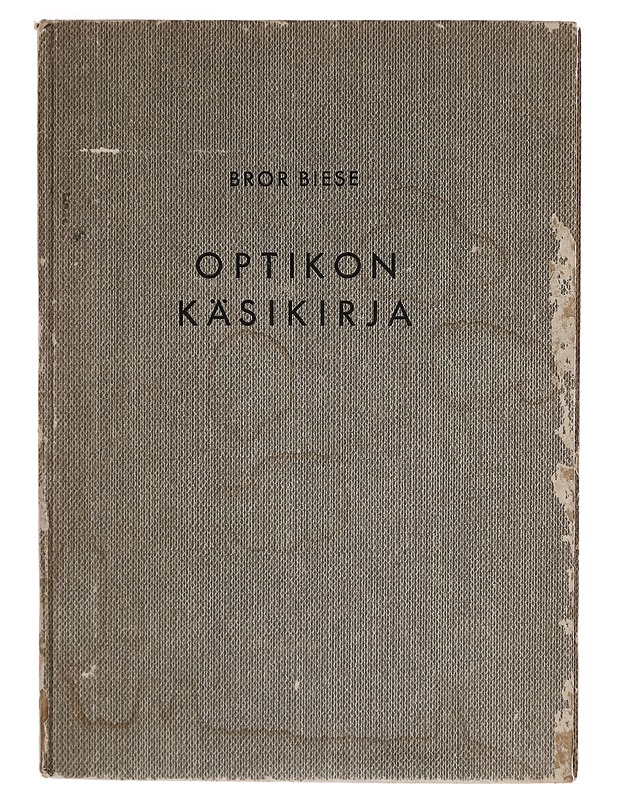 Optikon käsikirja - Bror Biese - Tietokirjat - 10105267368 - 0