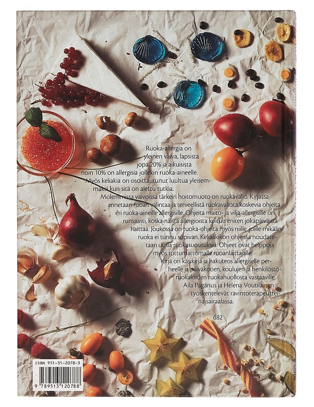 Allergia ja keliakia : ruoka- ja keittokirja - Aila Paganus - Ruokakirjat - 10105267423 - 1
