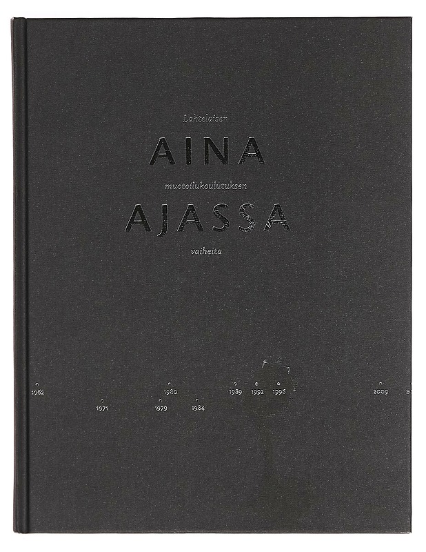 Aina ajassa : lahtelaisen muotoilukoulutuksen vaiheita - Elina Rantapuska - Tietokirjat ja oppaat - 10105267517 - 0