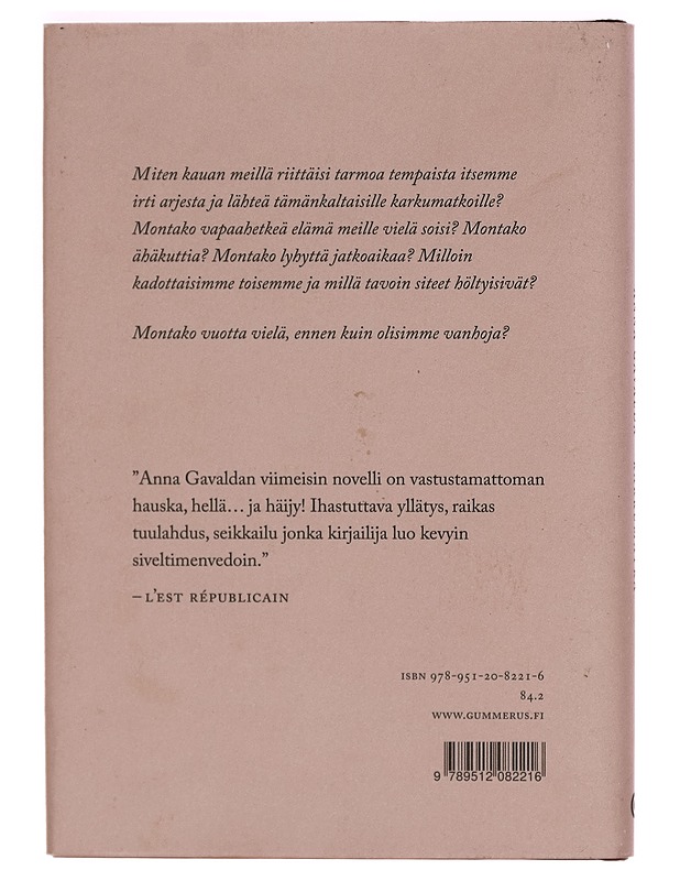 Karkumatka - Anna Gavalda - Romaanit ja novellit - 10105267857 - 1