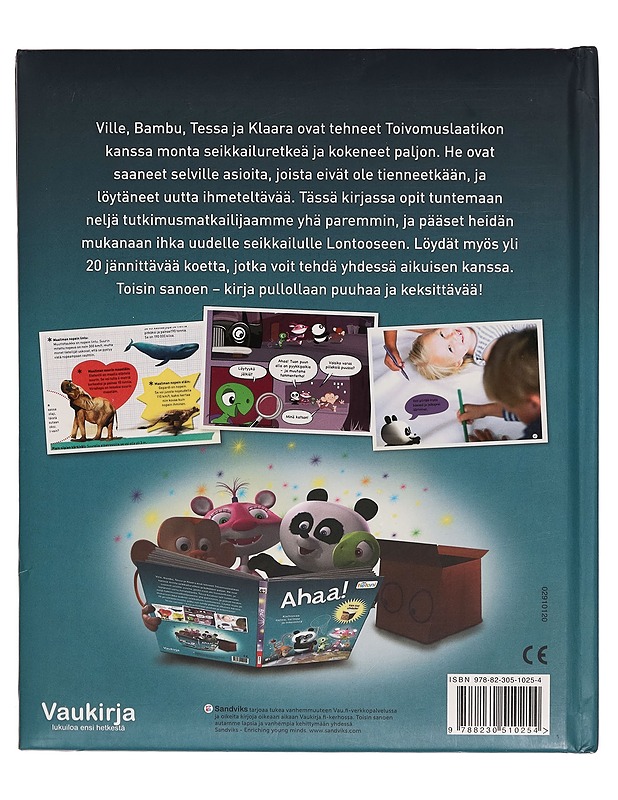 Ahaa! : kiehtovaa tietoa, tarinaa, tekemistä - Eli A. Cantillon - Lastenkirjat - 10105267942 - 1