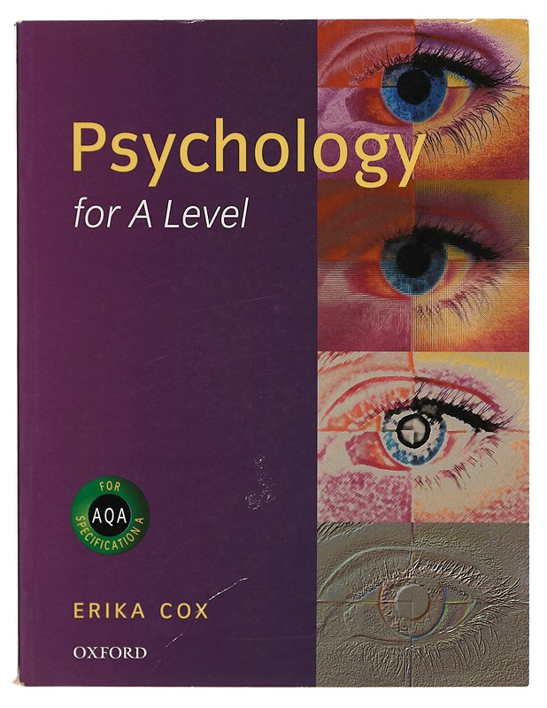 Psychology for a level - Erika Cox - Tietokirjat ja oppaat - 10105268083 - 0
