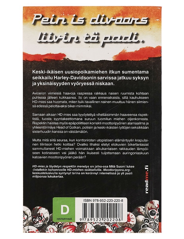 HD-mies ja löydetyn respektin menetys - Riku Immonen - Romaanit ja novellit - 10105268685 - 1