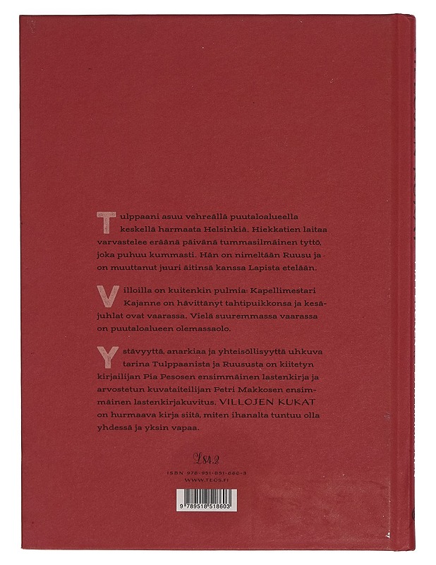Villojen kukat - Pia Pesonen - Lastenkirjat - 10105268732 - 1