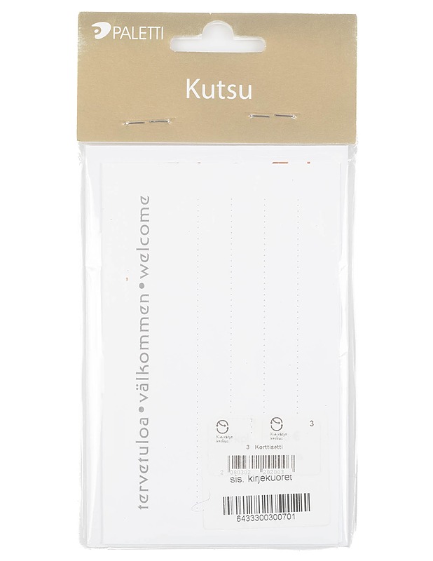 PALETTI kutsukortit - Askartelu - 10105269010 - 1