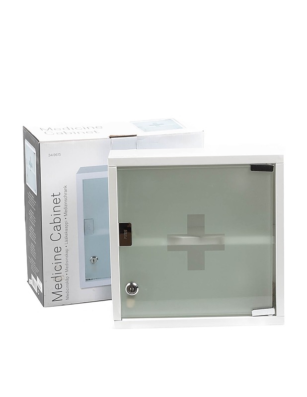 CLAS OHLSON lääkekaappi, 30x30x12 cm - Muut urheiluvälineet ja vapaa-aika - 10105269103 - 0