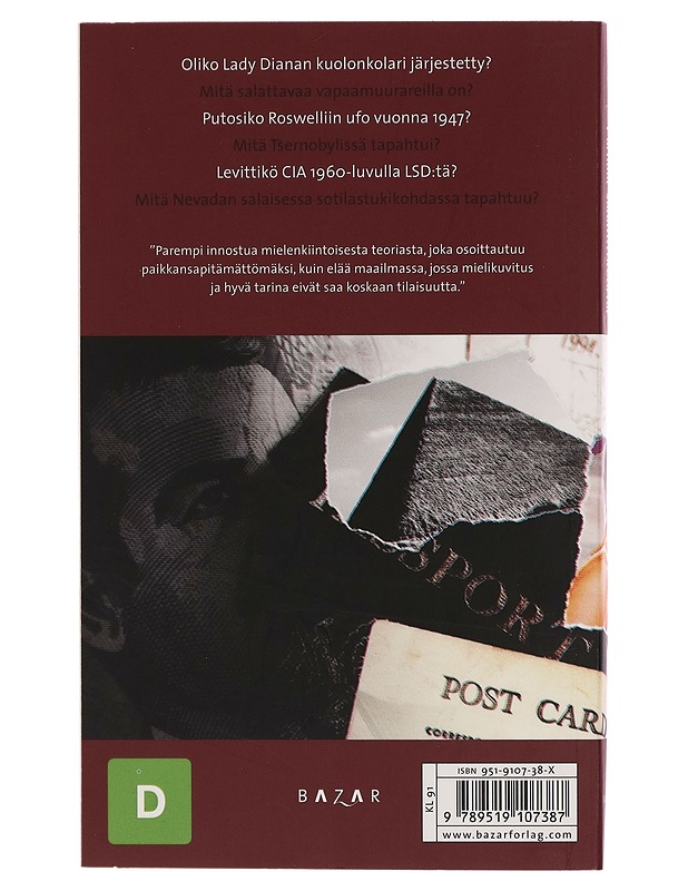 Parhaat salaliittoteoriat - Lars Bugge - Tietokirjat ja oppaat - 10105269302 - 1