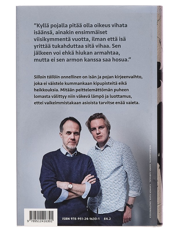 Silloin tällöin onnellinen : pelosta, kirjoittamisesta ja kirjoittamisen pelosta - Antti Rönkä - Hyvinvointikirjat - 10105269361 - 1