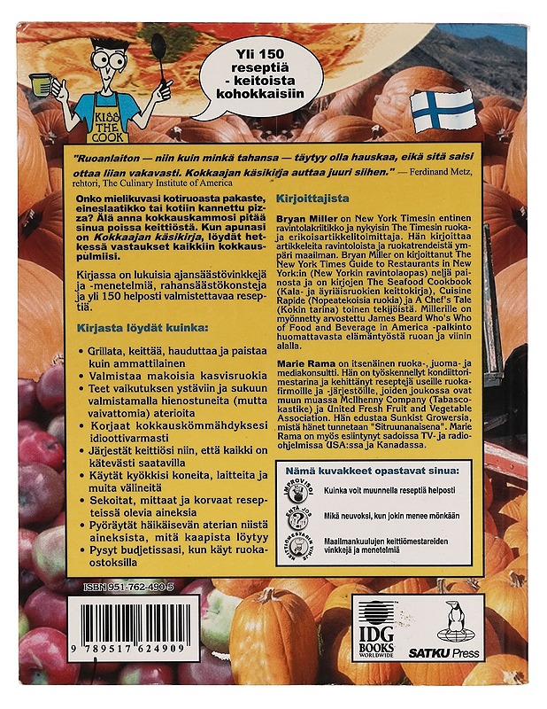 Kokkaajan käsikirja - Brayan Miller, Marie Rama - Ruokakirjat - 10105269459 - 1