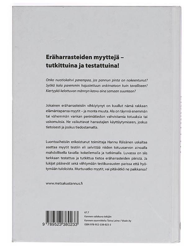 Erämyytit - Hannu Räisänen - Harrastekirjat - 10105270407 - 1