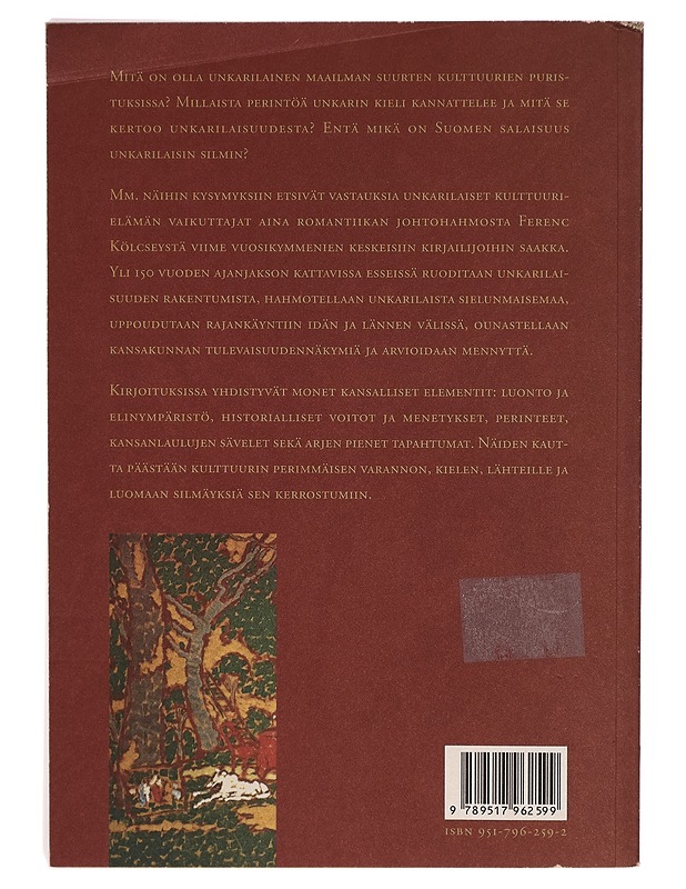 Unkarilainen omakuva - Historiakirjat - 10105270432 - 1