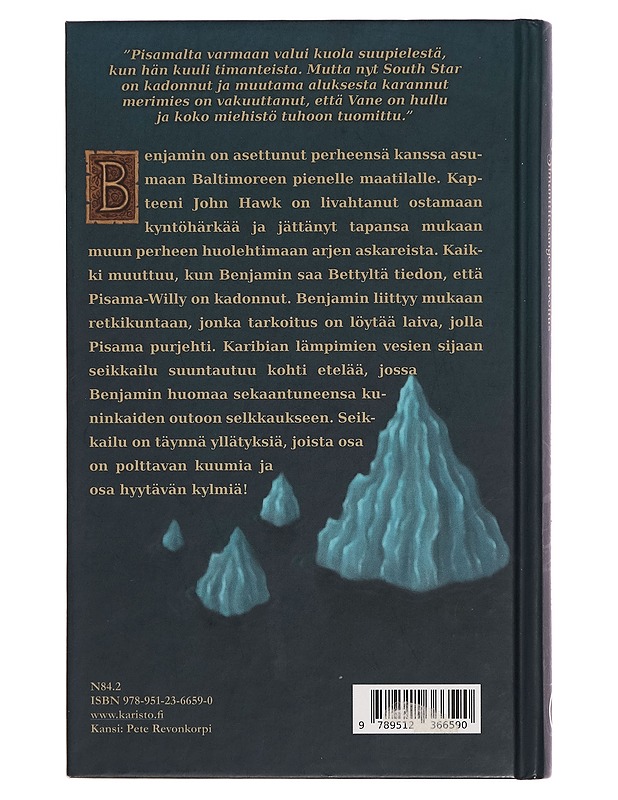 Benjamin Hawk : timanttitasangon arvoitus - Juha-Pekka Koskinen - Nuorten kirjat - 10105270442 - 1