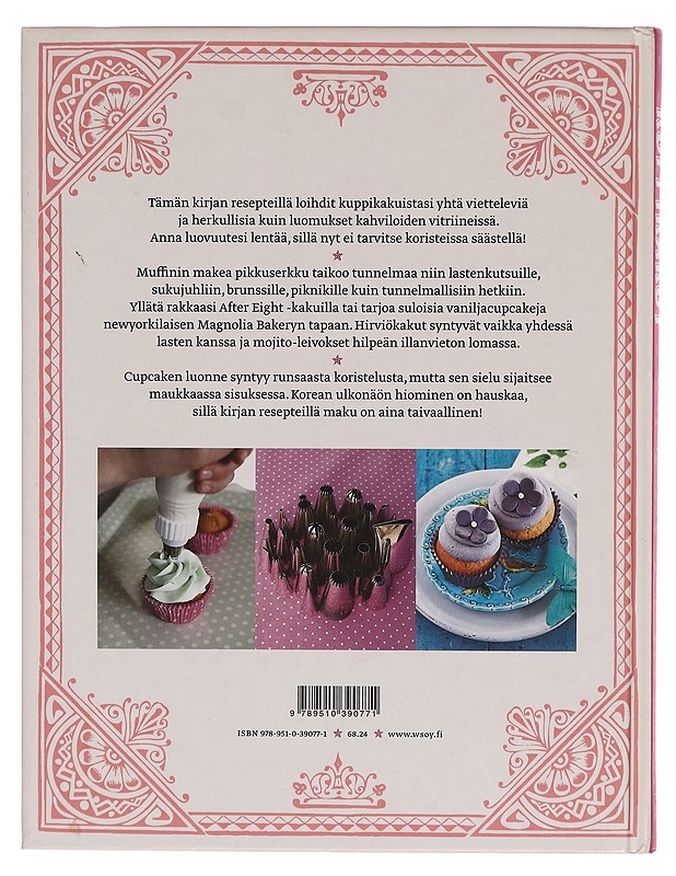 Kuppikakut : leivo, pursota & koristele - Ingrid Hancock Bjerknes - Ruokakirjat - 10105270459 - 1