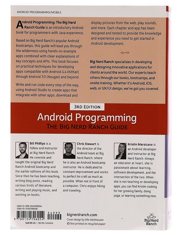 Android programming : the Big Nerd Ranch guide - Bill Phillips - Tietokirjat ja oppaat - 10105270893 - 1
