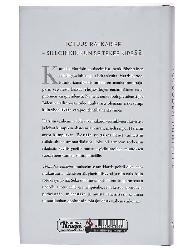 Totuuden puolella - Kamala Harris - Elämäkerrat ja muistelmat - 10105270976 - 1