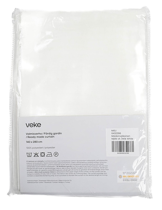 VEKE valmisverho, 140 x 280 cm  - Verhot ja kapat - 10105271327 - 1