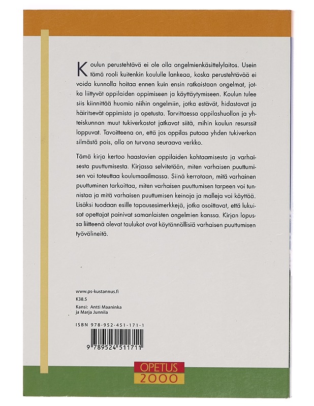 Kun huoli herää : varhainen puuttuminen koulussa - Kristiina Huhtanen - Tietokirjat - 10105271555 - 1