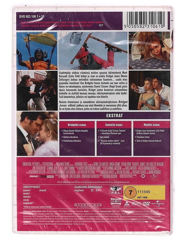 Bridget Jones : Elämä jatkuu - DVD - DVD-elokuvat - 10105271632 - 1