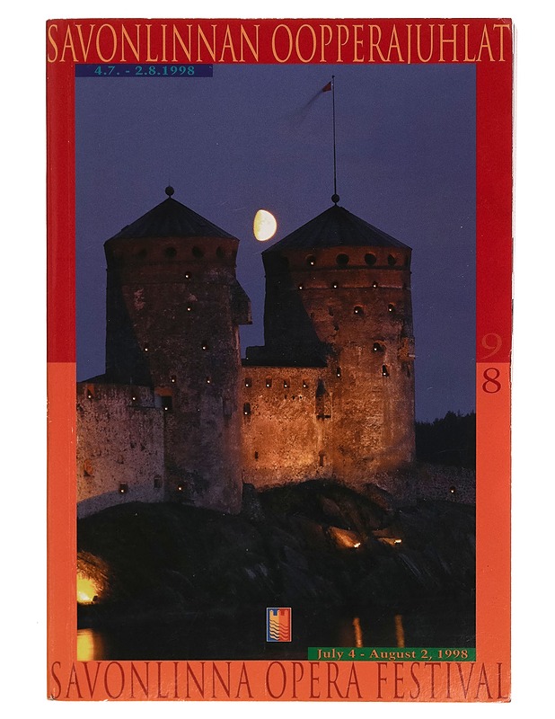 Savonlinnan oopperajuhlat, ohjelmisto 1998 - Musiikki- ja elokuvakirjat - 10105271971 - 0
