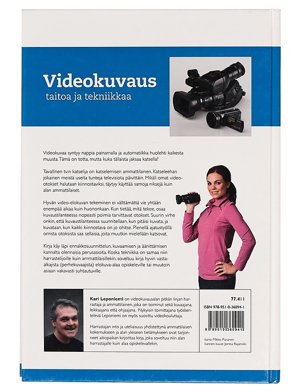 Videokuvaus : taitoa ja tekniikkaa - Kari Leponiemi - Harrastekirjat - 10105271996 - 1