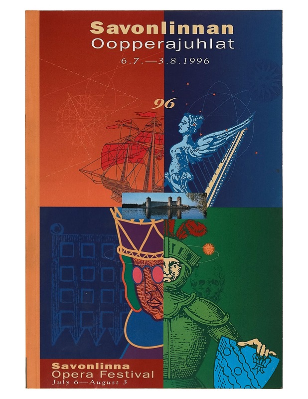 Savonlinnan oopperajuhlat, ohjelmisto 1996 - Musiikki- ja elokuvakirjat - 10105272000 - 0