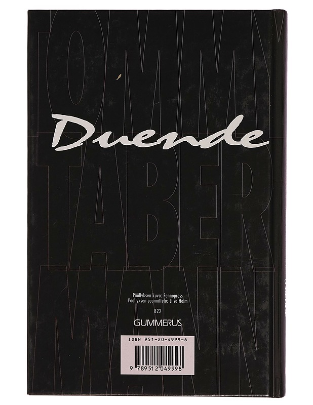 Duende - Tommy Tabermann - Runot ja näytelmät - 10105272084 - 1
