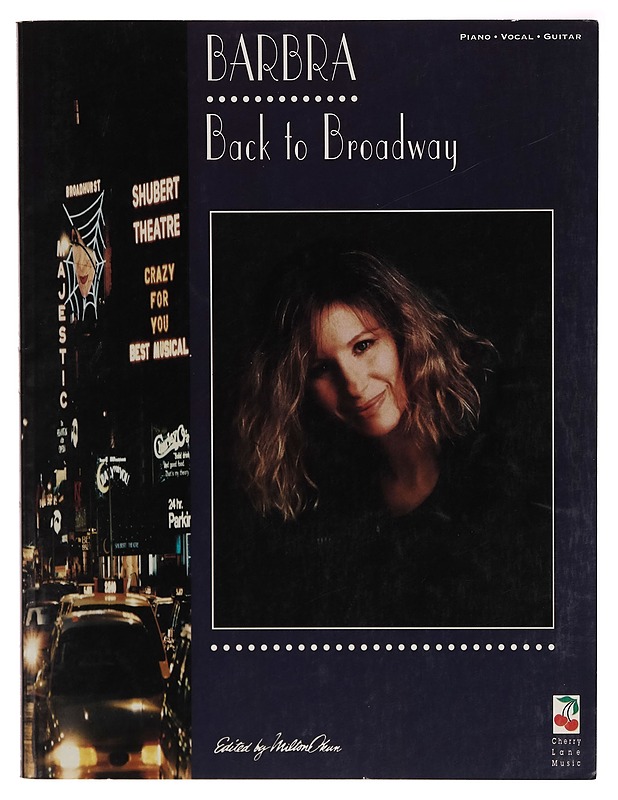 Back to Broadway - Barbra Streisand - Musiikki- ja elokuvakirjat - 10105272187 - 0