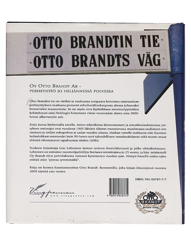 Otto Brandtin tie - Otto Brandts väg - Lexi Lehtonen - Historiakirjat - 10105272500 - 1