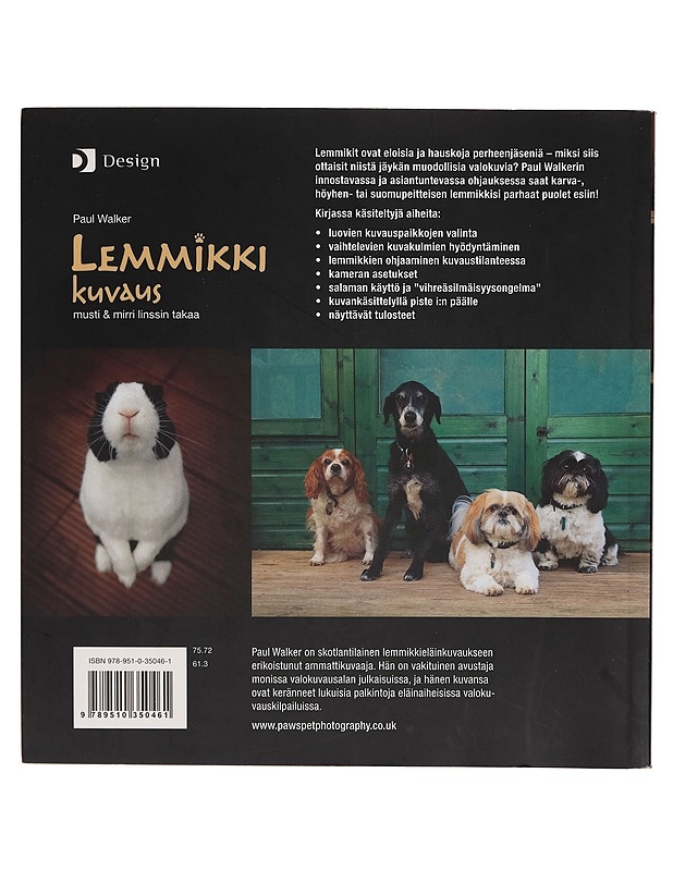 Lemmikkikuvaus : Musti & Mirri linssin takaa - Paul Walker - Lemmikki- ja luontokirjat - 10105272850 - 1