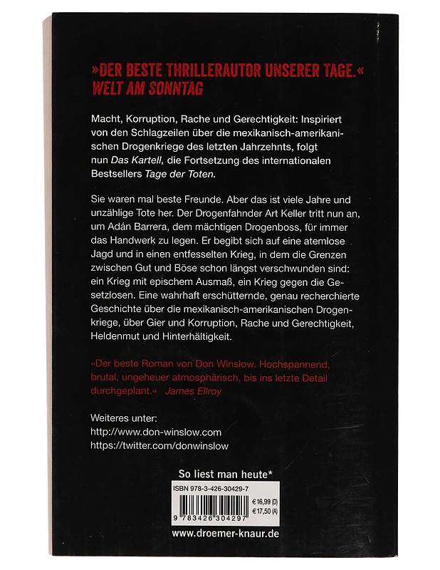 Das Kartell - Don Winslow - Romaanit ja novellit - 10105273323 - 1
