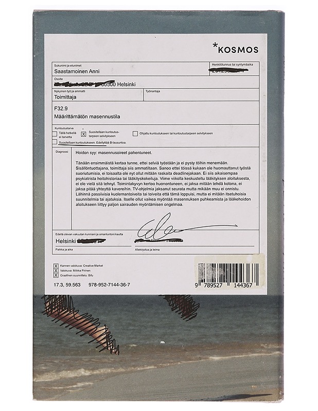 Depressiopäiväkirjat - Anni Saastamoinen - Elämäkerrat ja muistelmat - 10105273803 - 1