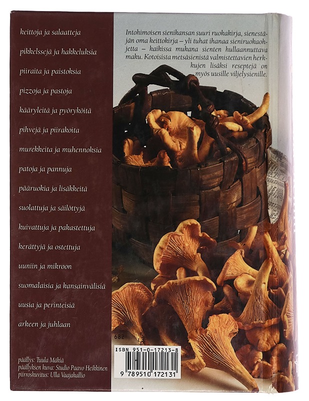 Hulluna sieniin : sieniherkkujen pikkujättiläinen - Vuokko Hosia - Ruokakirjat - 10105273992 - 1