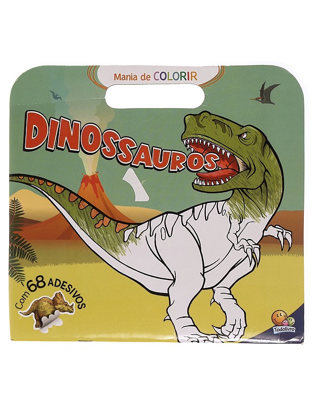 Dinossauros - Mania de COLORIR - Lastenkirjat - 10105274488 - 0