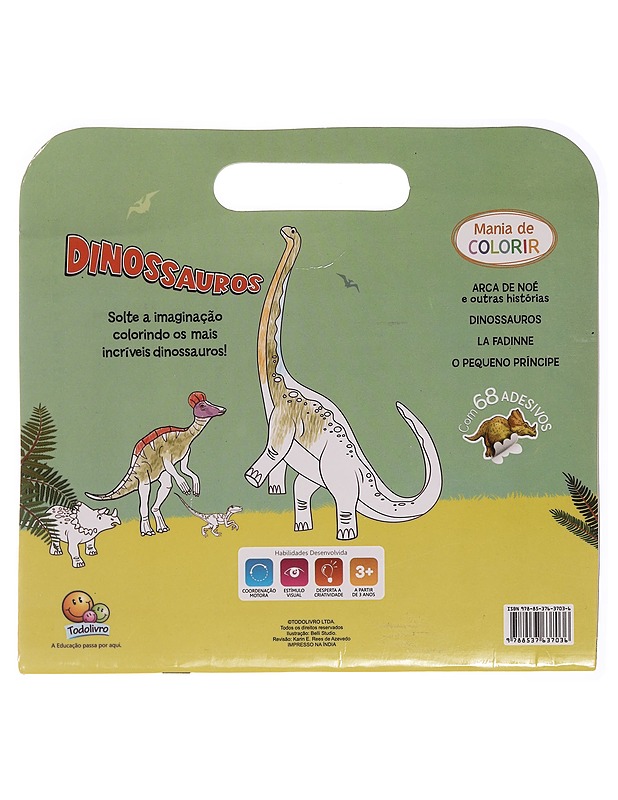 Dinossauros - Mania de COLORIR - Lastenkirjat - 10105274488 - 1