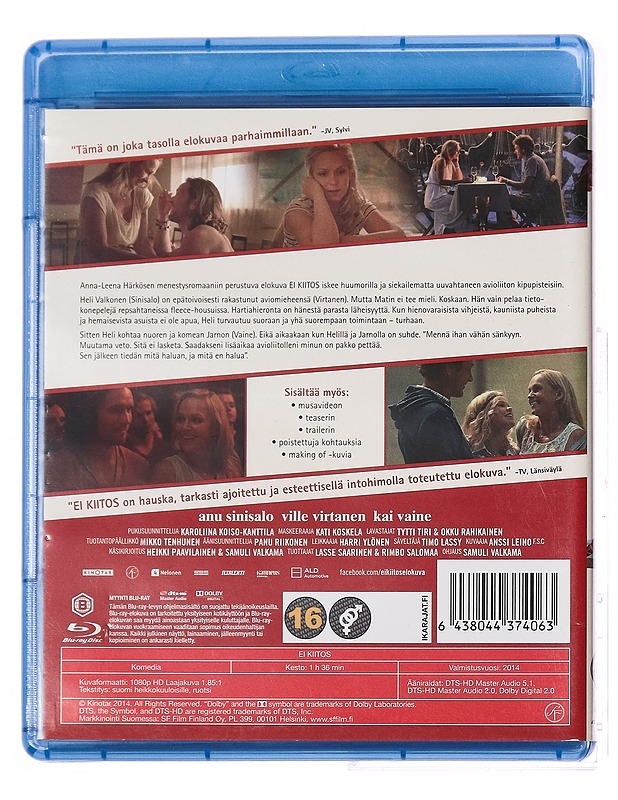 Ei kiitos - Blu-ray - Blu-ray-levyt - 10105274542 - 1
