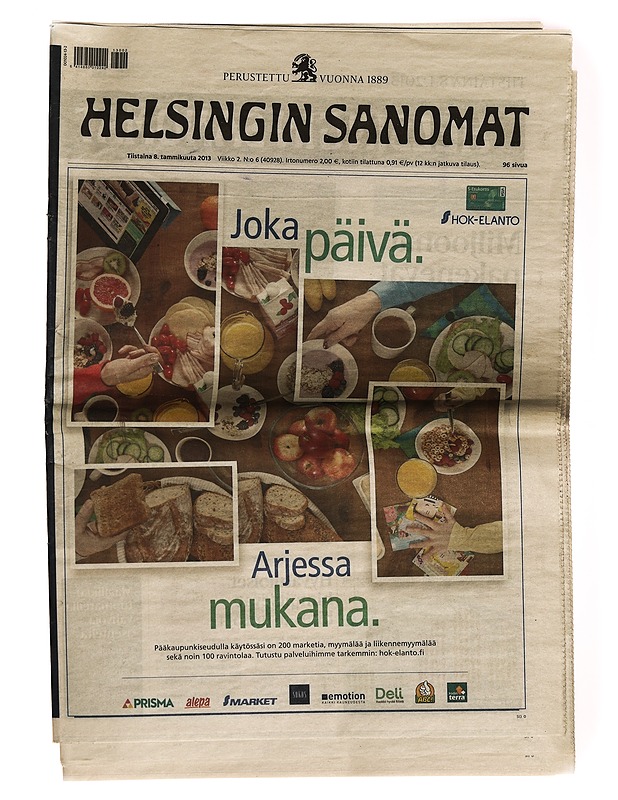 Helsingin Sanomat , Tiistaina 8.1.2013 - Lehdet - 10105274578 - 0