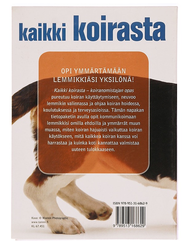 Kaikki koirasta : koiranomistajan opas - Sophie Collins - Lemmikki- ja luontokirjat - 10105274659 - 1