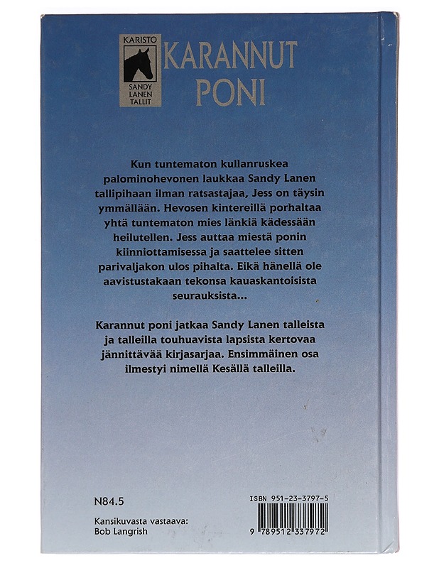Karannut poni - Susanna Leigh - Nuorten kirjat - 10105274680 - 1
