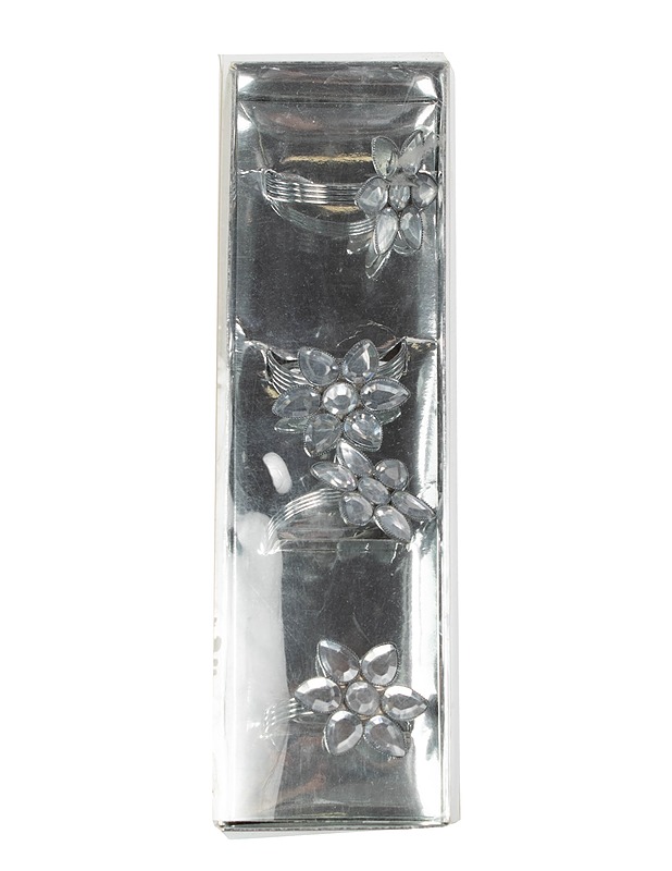 Kukkakoristeinen servettirengas, 4 kpl - Muut astiat - 10105274777 - 1