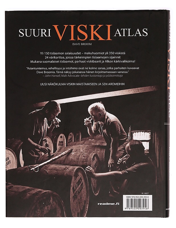 Suuri viskiatlas - Dave Broom - Harrastekirjat - 10105275296 - 1